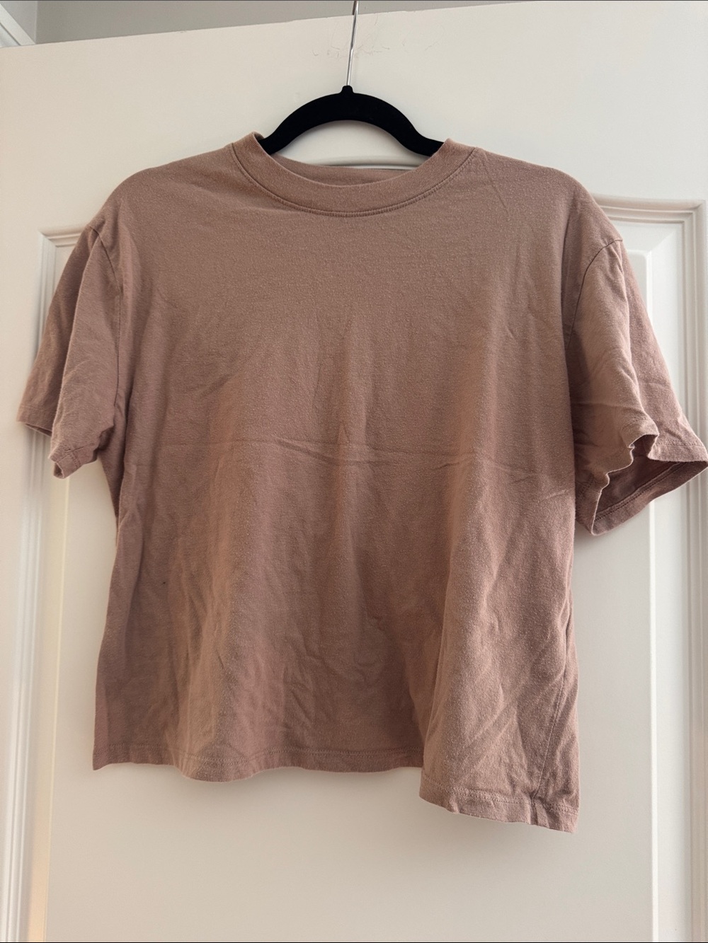 Abercrombie & Fitch Short Sleeve Tee in Mauve Taupe